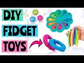 DIY FIDGET TOYS! Dimple Fidget, Pop It Fidgets | How to make fidget toys! EASY! Viral TikTok Fidgets