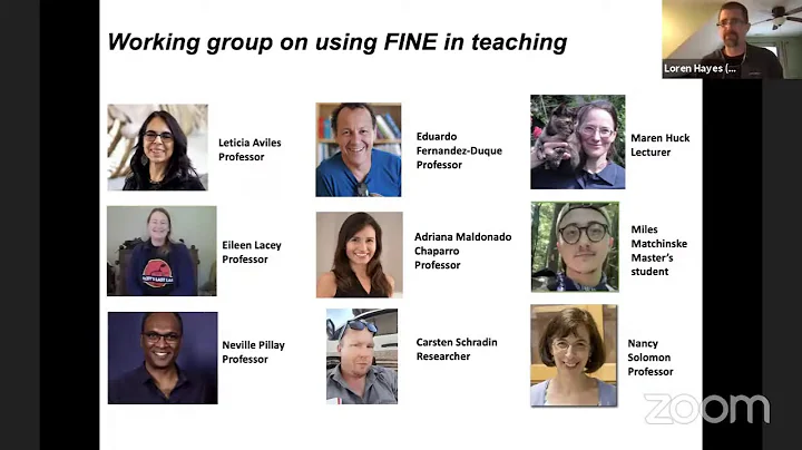 16th March 2021, Loren Hayes, FINE and teaching