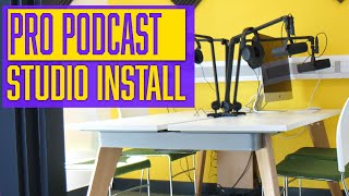 Installing a Professional Podcasting Studio