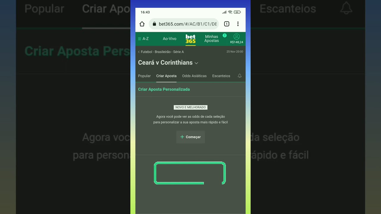 depositar por pix na bet365