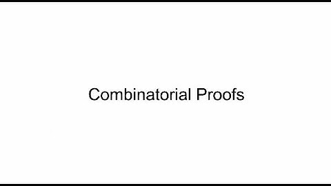 Combinatorial Proofs