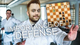 The Importance of Defense in Chess