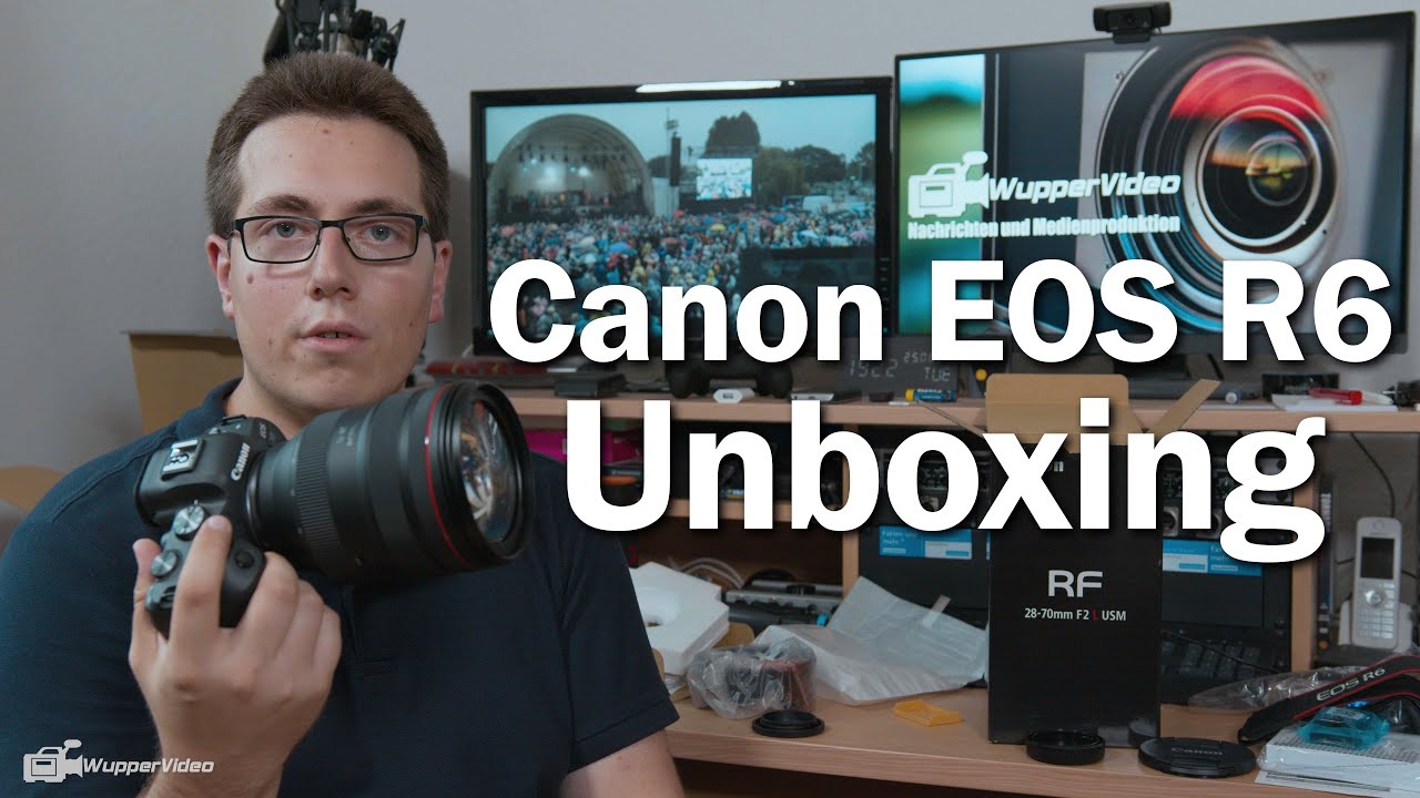 Unboxing der neuen Canon EOS R6 - Canons günstigere Alternative zur R5