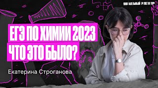 ЕГЭ по химии 2023. Что это было? | Екатерина Строганова