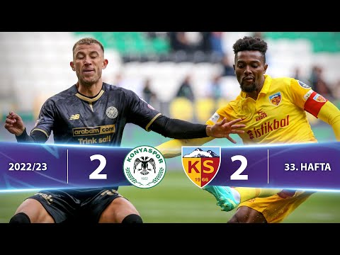 Arabam.com Konyaspor (2-2) Yukatel Kayserispor - Highlights/Özet | Spor Toto Süper Lig - 2022/23