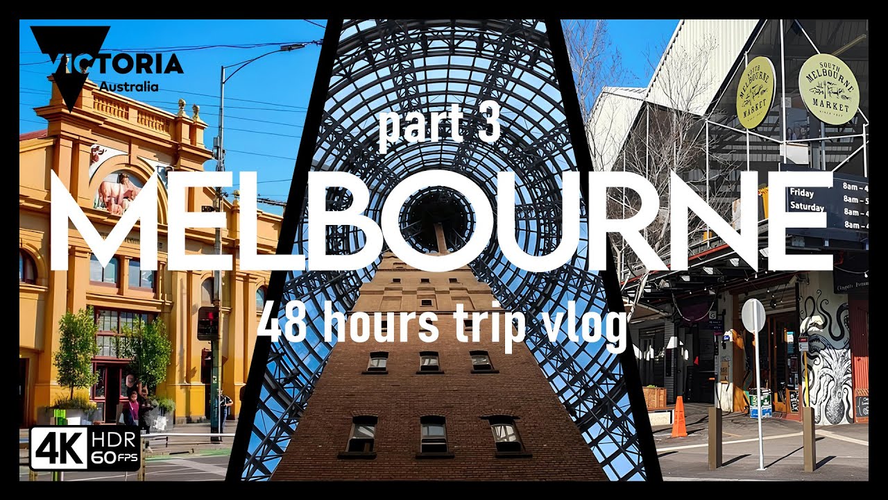 Melbourne, Victoria VLOG Part 3 | Best place to visit and eat in city within 48 hours trip 2024 🇦🇺