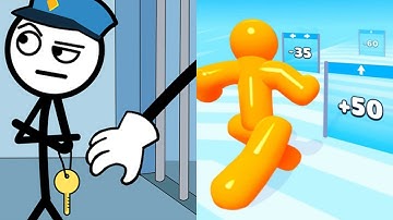 Thief Puzzle VS Tall Man Run Max Levels Walkthrough Android, iOS Update Gameplay P142