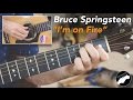 Bruce Springsteen "I'm on Fire" Full Acoustic Guitar Lesson