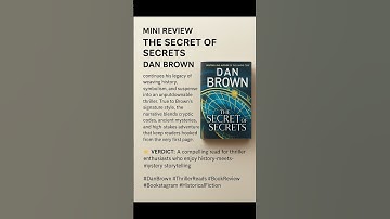 The Secrets of Secret Book Review | Dan Brown | The Da Vinci Code