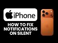 iPhone 17 Pro Max Notifications Silent – Fix 🔔 Restore Alerts &amp; Sounds with Simple Settings Tweaks