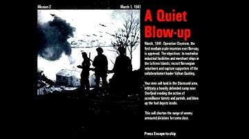 A Quiet Blow-up｜Commandos: Behind Enemy Lines｜