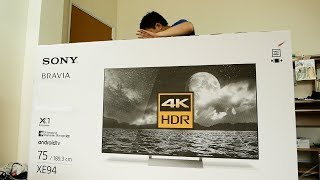 Sony XE94/ X940E Non-Unboxing, Android TV 7.0 Update & Sky Q Setup screenshot 2