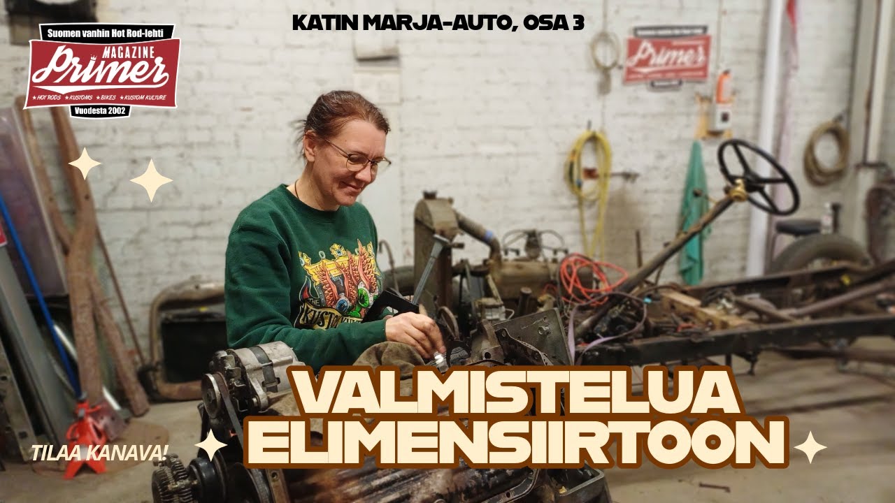 Katin Marja-Auto, Osa 3 - Katin Marja auton valmistelua "elimensiirtoon".