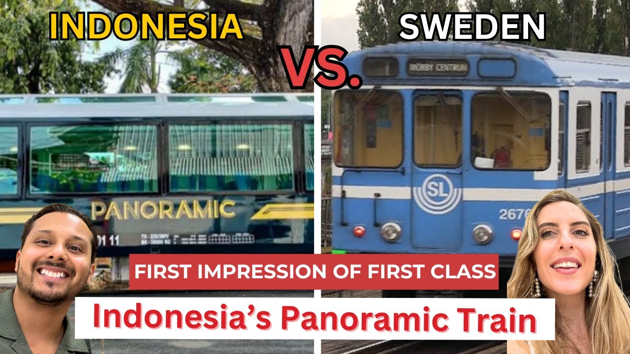 SWEDEN could NEVER compete with Indonesia's Luxury Trains 🇮🇩 (Panoramic Train)