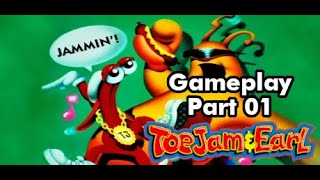 [ ToeJam & Earl 1 ] - Sega Genesis - Gameplay - Part 01