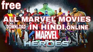 DOWNLOAD ALL MARVEL MOVIES in hindi HD QUALTY! how to watch online all movies