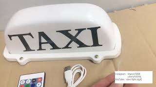 The Items you NEED!! TAXI Top light,DIY