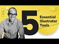 Top 5 Adobe Illustrator Tools You Should Know - Design Tutorial