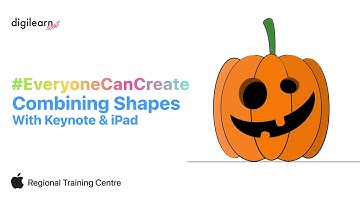 Combining Shapes in Keynote - Pumpkin #everyonecancreate