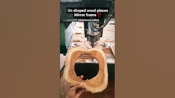wood mirror frame cnc ‼️