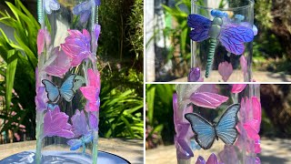 How We Upcycled An IKEA Vase Using Resin! - @ClairesCraftyCorner Open Theme Collaboration 2024