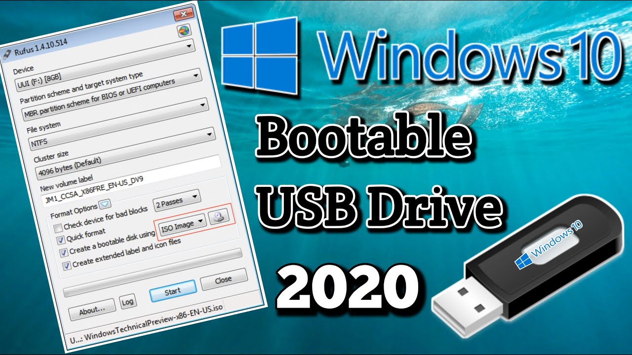 download windows 10 boot from usb