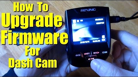Rexing Dash Cam - How to Upgrade Firmware