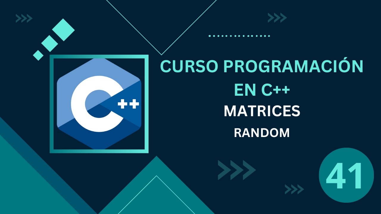 41. Programación C++ || Matrices || Matriz Random - YouTube