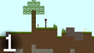 2D Minecraft - Showcase 1 - random terrain generation, camera setup