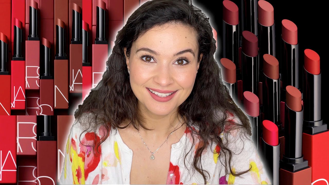НОВЫЕ стойкие помады NARS PowerMatte | Обзор + тест на стойкость