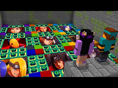 NÃO ESCOLHA O PORTAL ERRADO DA AKATSUKI no MINECRAFT!