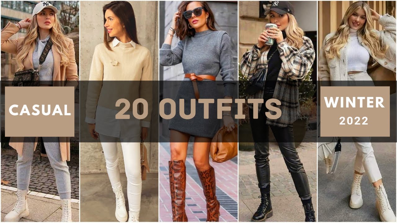 20 New Attractive Winter Outfit Ideas For Women 2022 Women's Fashion