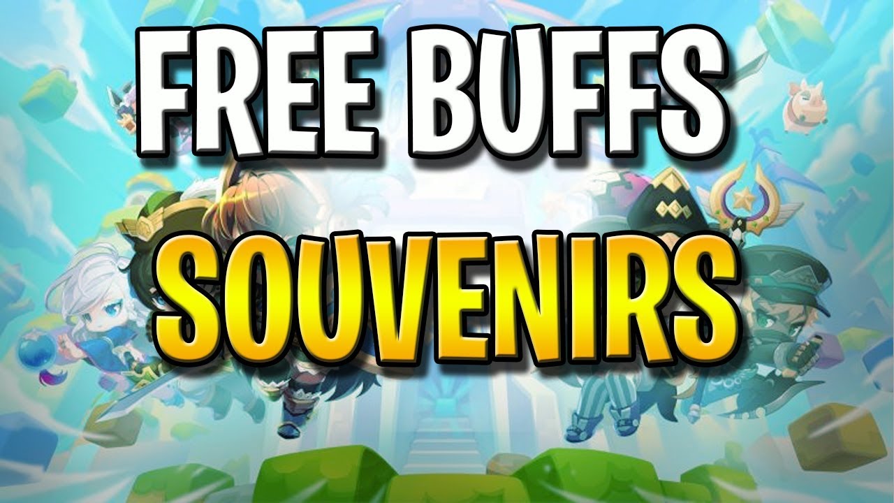 How To Get Free Buffs From Souvenirs - MapleStory 2 - YouTube