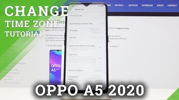 How to Change Date & Time in OPPO A5 2020 - Set Up Time Zone