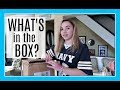 WHAT'S IN THE  BOX?