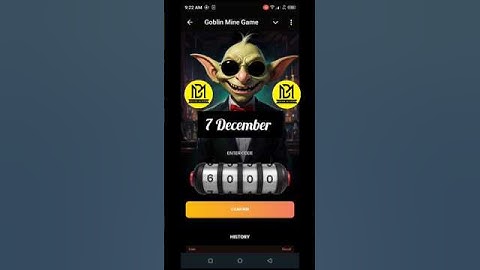 7 December goblin vip code today #goblingame #goblineminigamecode #goblinminegame #goblin #miningapp