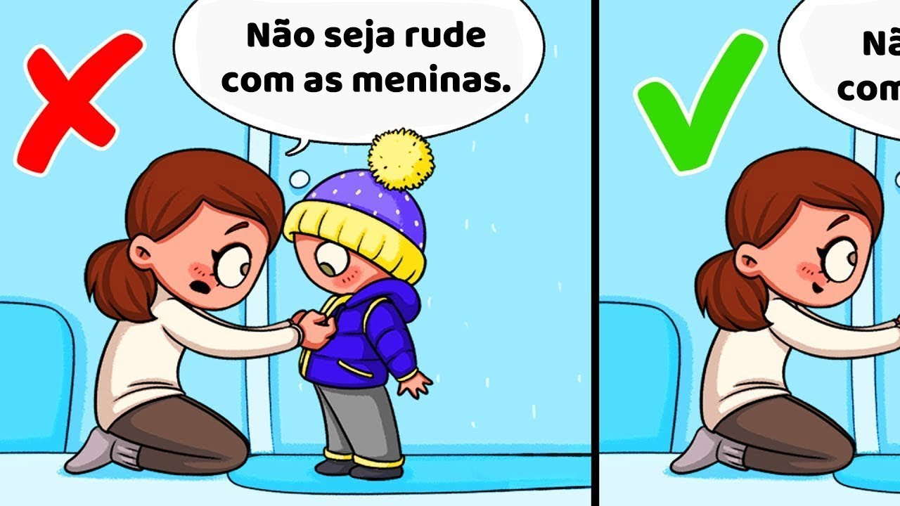 Coisas que acontecem em vídeos infantis do