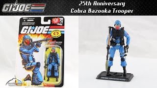 Gi Joe 25Th Anniversary Cobra Bazooka Trooper Unboxing And Review