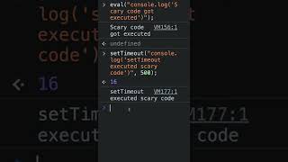Are setTimeout and setInterval secure? #shorts