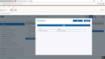 003 | BI - Pentaho | CDE  cascading parameters   | 2018-05-27