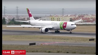 Tap A330-900 Aterragem De Emergência Emergency Landing Lislppt