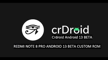 How to flash Crdroid Android 13 BETA for Redmi Note 8 pro(Begonia) #redminote8pro  🔥