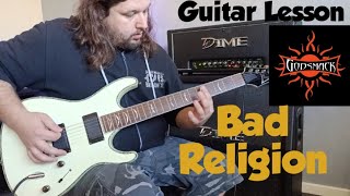 How to play Bad Religion by Godsmack on guitar
