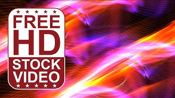 Free Stock Videos – abstract colorful ethereal waves twirling spinning on black BG 2D