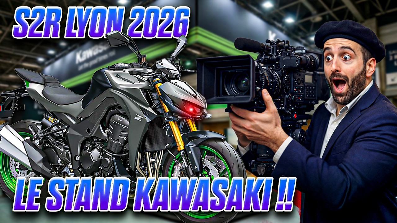 Les GROSSES nouveautés Kawasaki sont toutes à Lyon !!