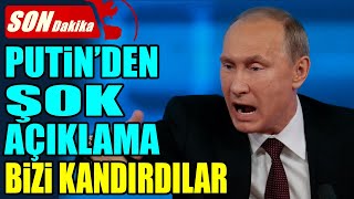 Puti̇nden Olay Açiklama..yüzsüzler Bi̇zi̇ Kandirdi..
