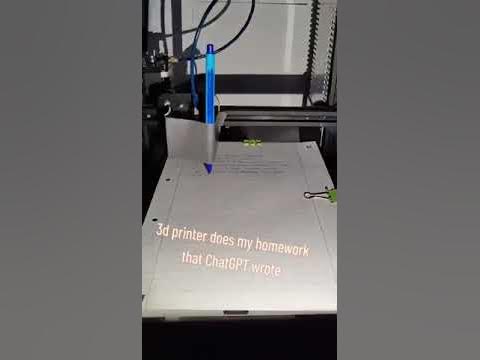 Great Automation: Assignment done by ChatGPT then handwritten by 3D