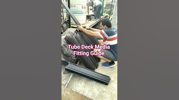 Tube Deck Media Fitting Guide | STP/ETP Maintenance #TubeDeckMedia #STPInstallation #ETPPlant