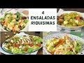 Ensaladas ricas y diferentes perfectas para cuidarse