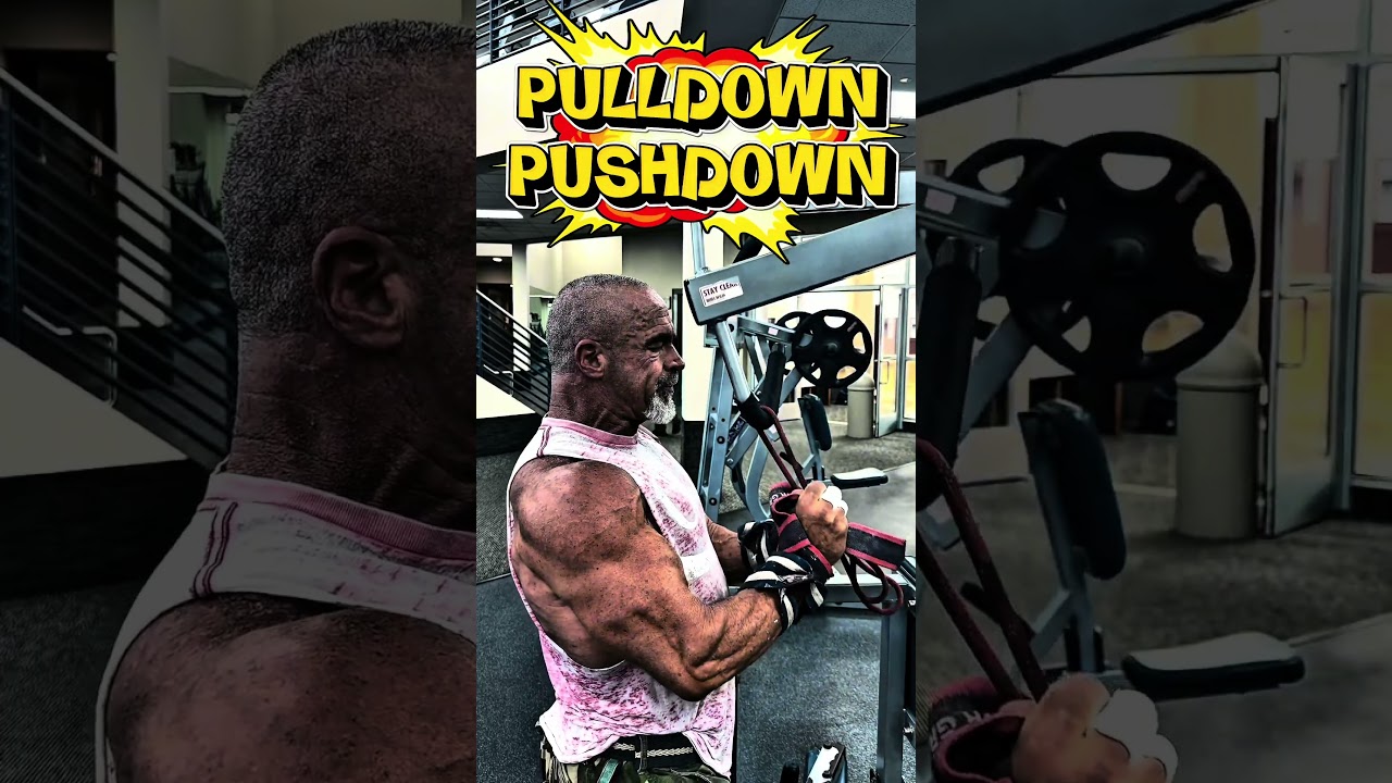 PULLDOWN PUSHDOWNS #workout #motivation #workouttips #muscle #exercise